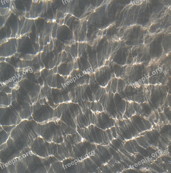 Water Ripple Wave The Glare Wet Sand