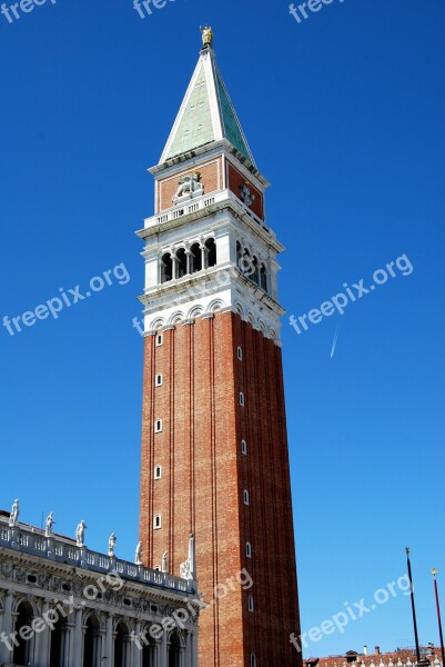 Campanile Venice St Mark's Italy Free Photos