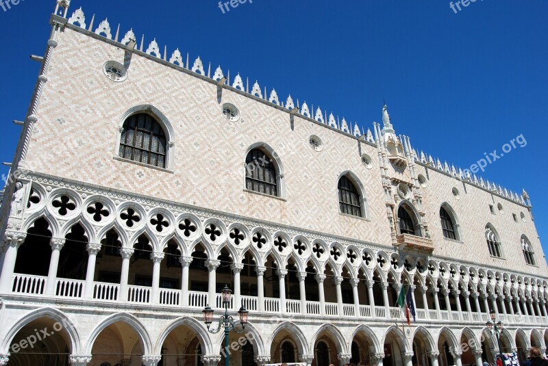 Palazzo Ducal Venice Construction Ancient