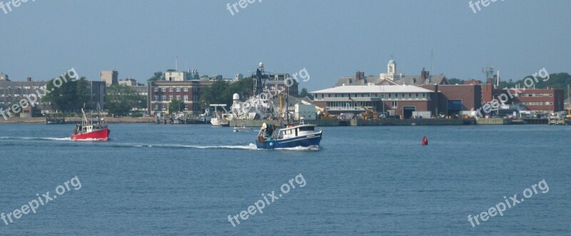 Town Woods Hole Massachusetts Water View