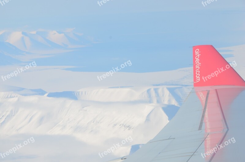 Arctic Ice Flight Wing Aircraft