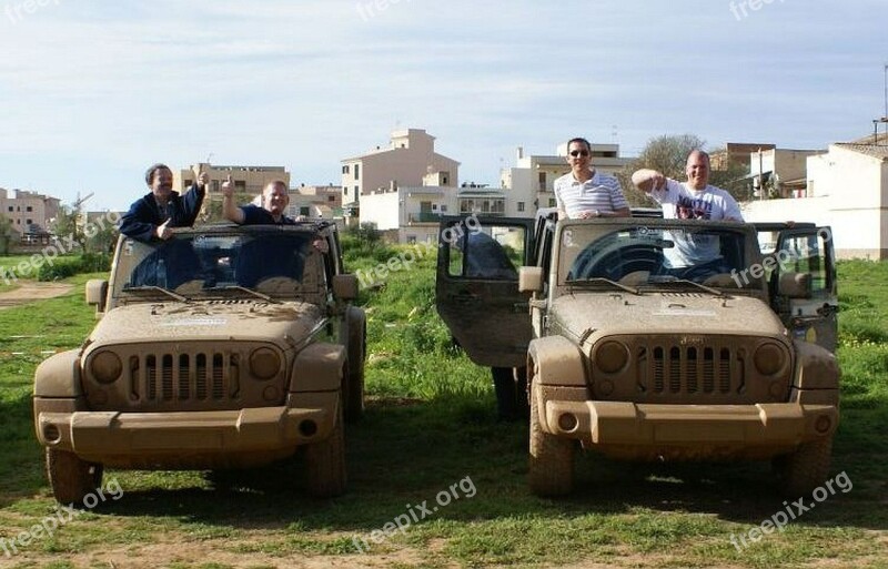 Jeep Dirt Terrain Autos Vehicle