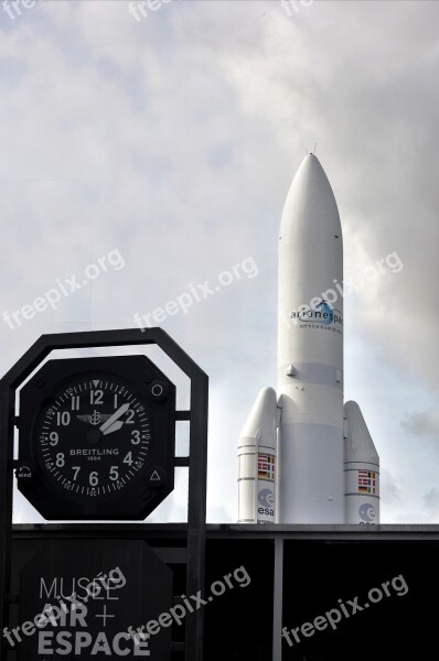 Museum Le Bourget Space Ariane V Rocket