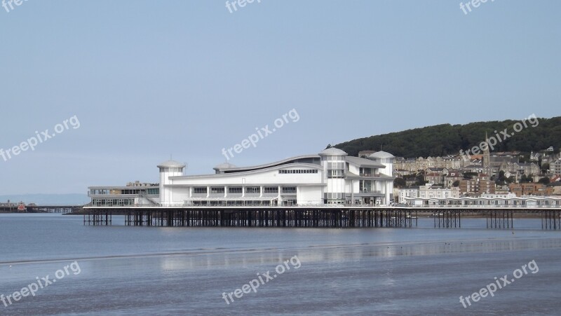 Seafront Pier Beach Free Photos