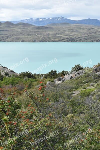 Patagonia Torres Del Paine National Park Lake Water