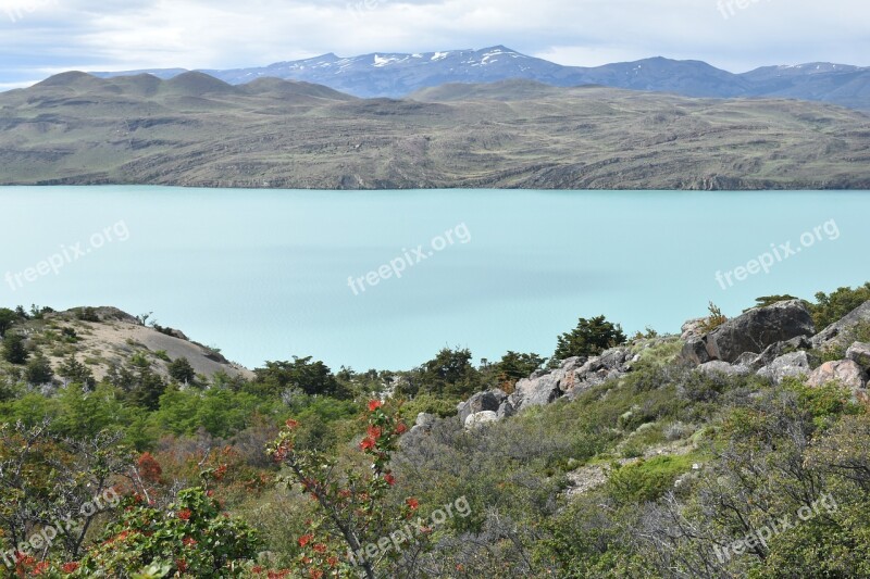 Patagonia Torres Del Paine National Park Mountains Landscape