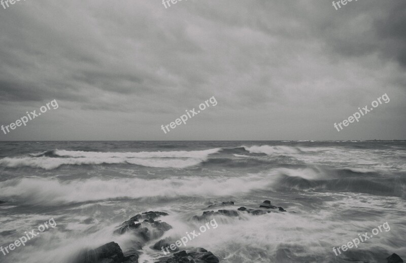 Sea Jeju Nature Jeju Island Landscape