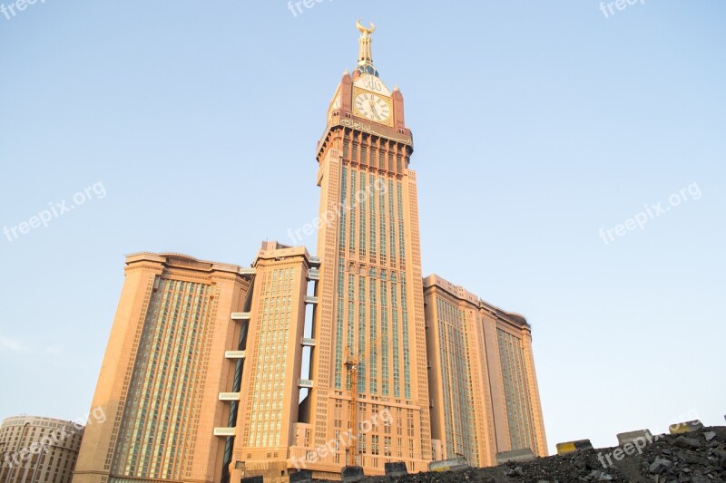 Clock Tower Big Clock Clock Makkah Ksa