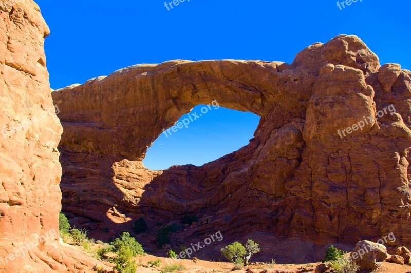 South Window Arch Sandstone Arches National Park