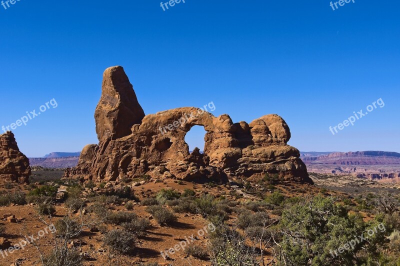 Arches Turret Sandstone Arches National Park