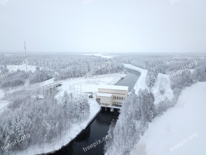 Winter Ice Cold Landscape Snow