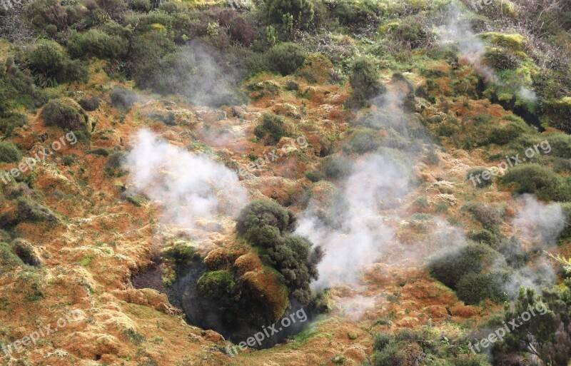 Portugal Azores Terceira Island Volcan