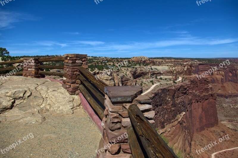 Shafer Canyon Overlook Desert Canyonlands National Park