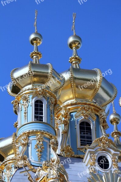 Towers Gold Palace Pushkin The Royal Selo