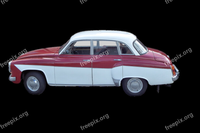 Auto Wartburg 311 Isolated Eastern Mobile Oldtimer