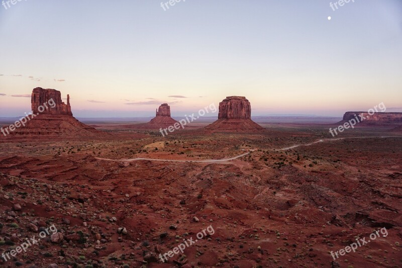 Monument Valley Usa Arizona Desert Landscape