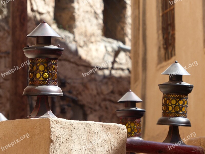 Oman Lamp Village Arabic Free Photos