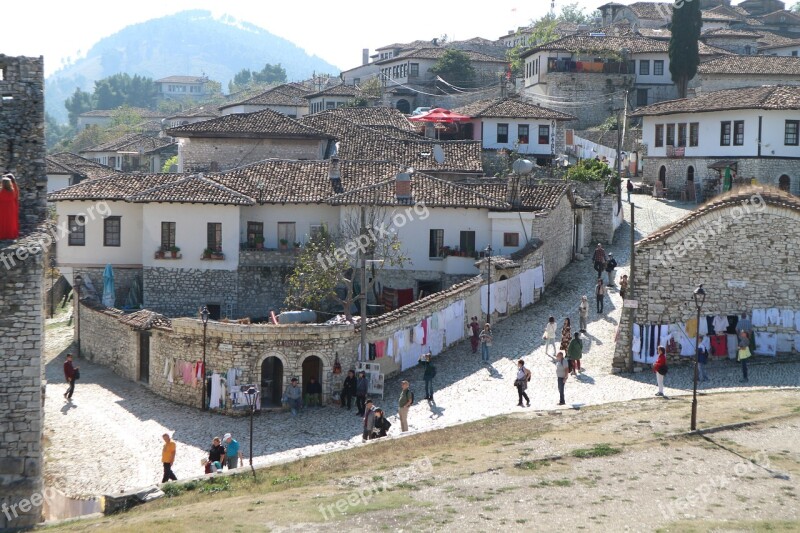 Albania Berat Castle Houses Free Photos