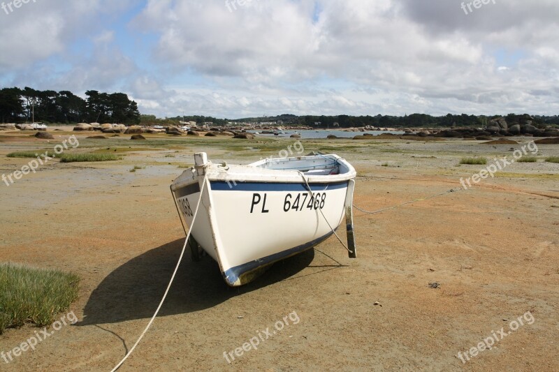 Brittany Pink Granite Coast Side Of Armor Trégastel Perros-guirec