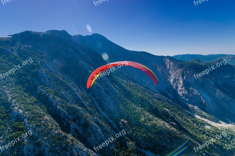 Paragliding Paraglider Sport Adventure Nature