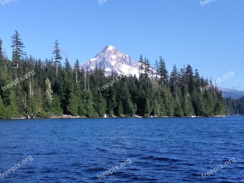 Oregon Mt Hood Mountain Wood