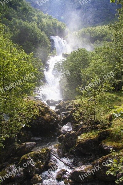 Nature Norway Landscape Mountain River