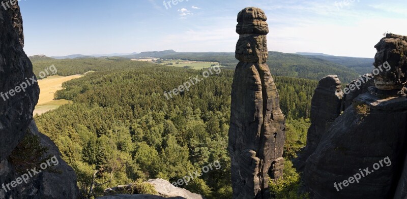 Saxony Switzerland Sandstone Germany Rocks