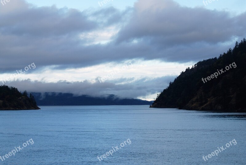 Anacortes Pacific Ferries Islands Puget Sound