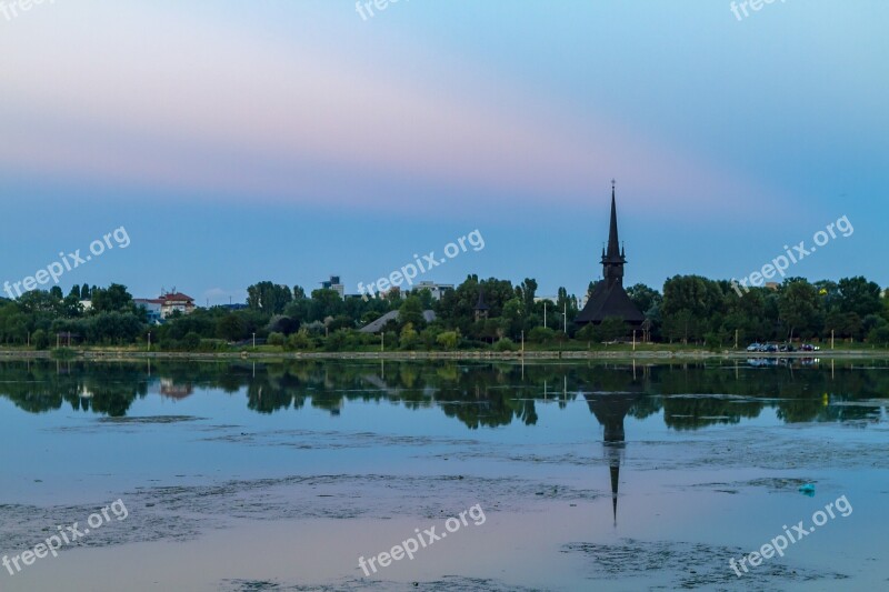 Lake Landscape Nature Blue Reflection