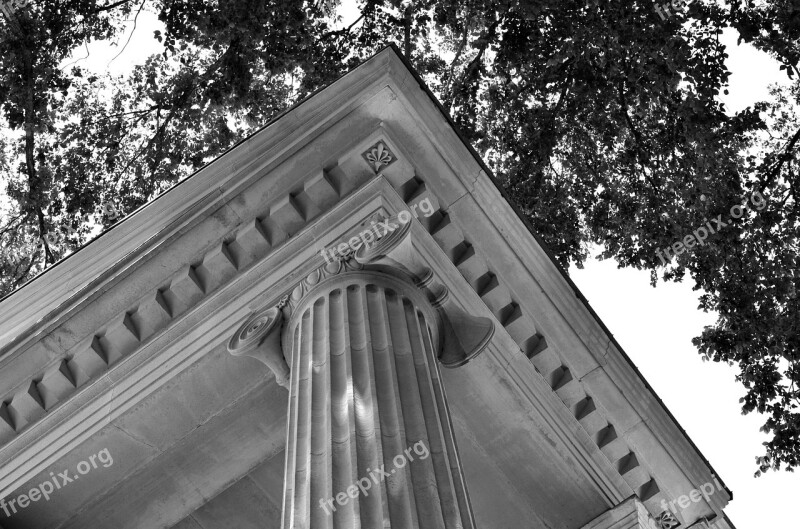 Architecture Buildings Columns University Courthouse