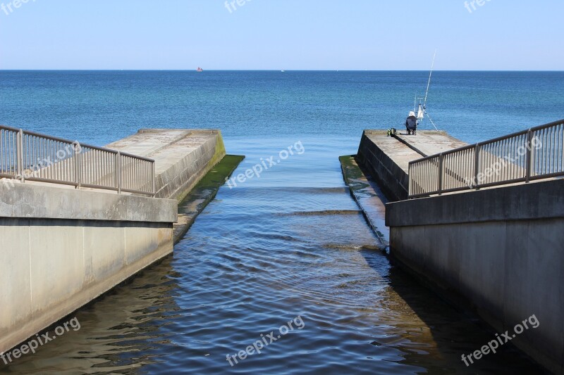 Blocking Factory Baltic Sea Conventer Lake Heiligendamm Protection Dam