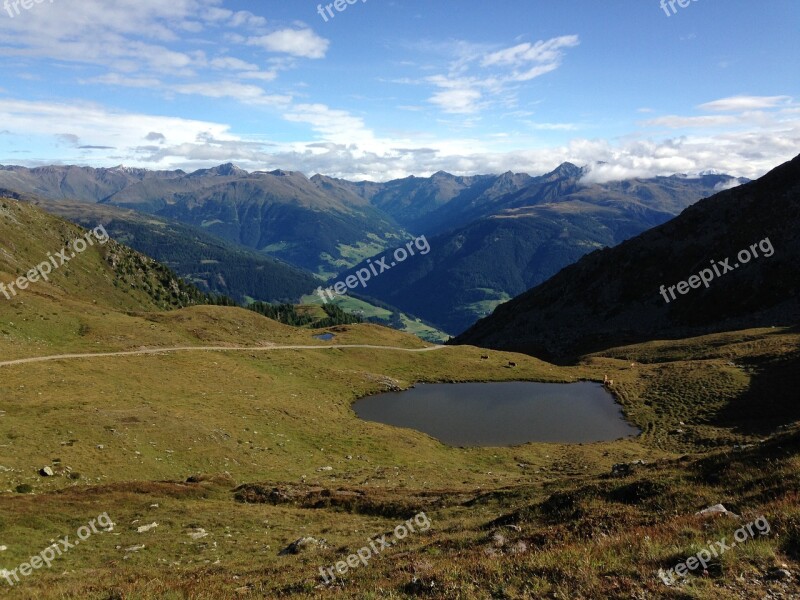 Höhenweg View Alpine Away Sunny