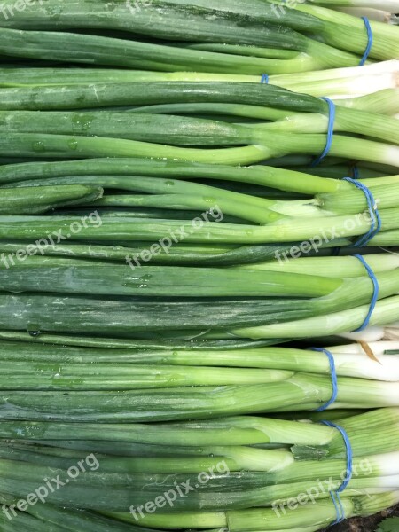 Scallions Onions Vegetables Vegetable Healthy