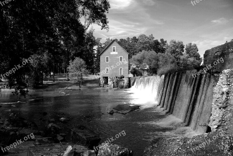 Starr's Mill Landscape Nature Water Falls