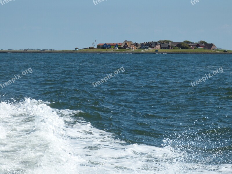 Hallig Hooge Terp Friesland North Sea