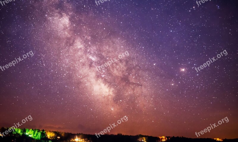 Galaxy Stars Sky Night Milky Way