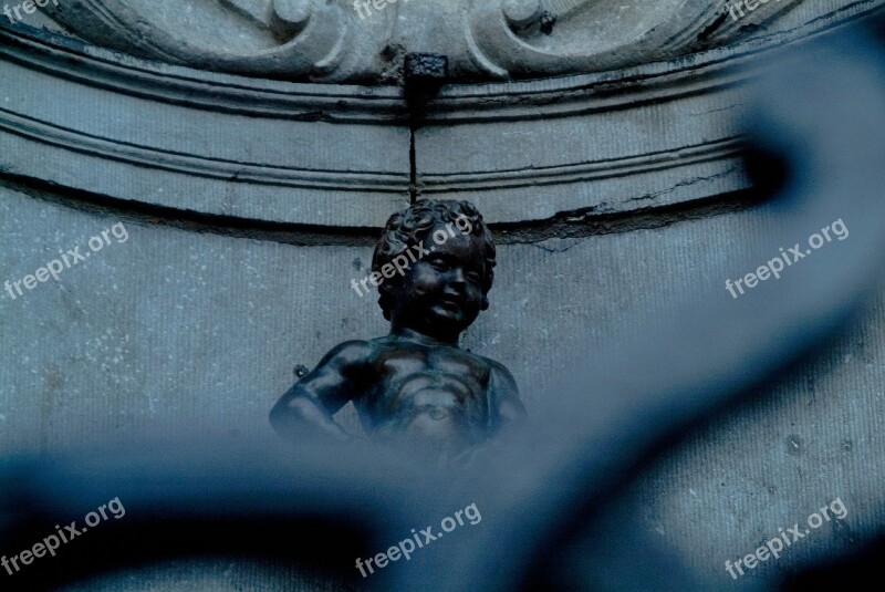 Mannekenpis Belgium Brussels Bruxelles City