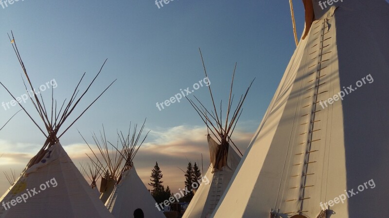 Indigenous Native Culture Teepee Canada