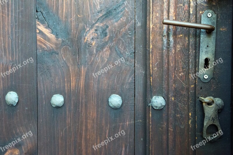 Door Castle Locking Handle Tree