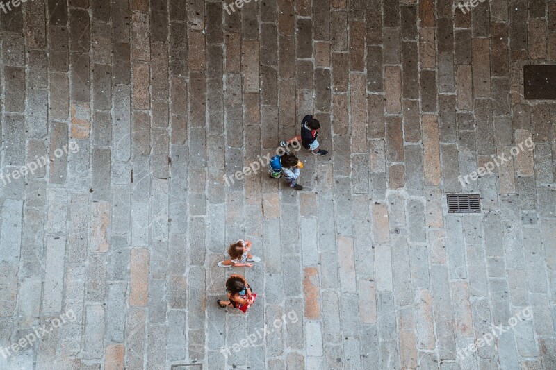 People Tourists From Above Human Tourism