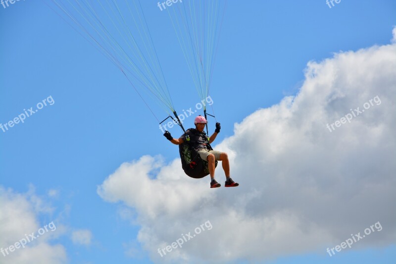 Paragliding Paraglider Landing Paraglider Pilots Hobbies Adventure