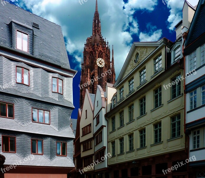 Frankfurt New Old Town Frankfurt Historic Center Architecture Building