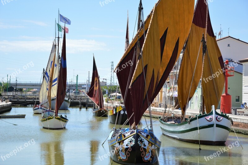 Cesenatico Old Port Boat Italy