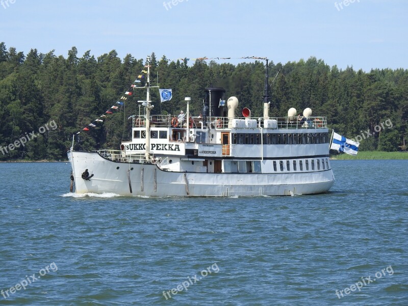 Steamer Ship Water Sea Shipping