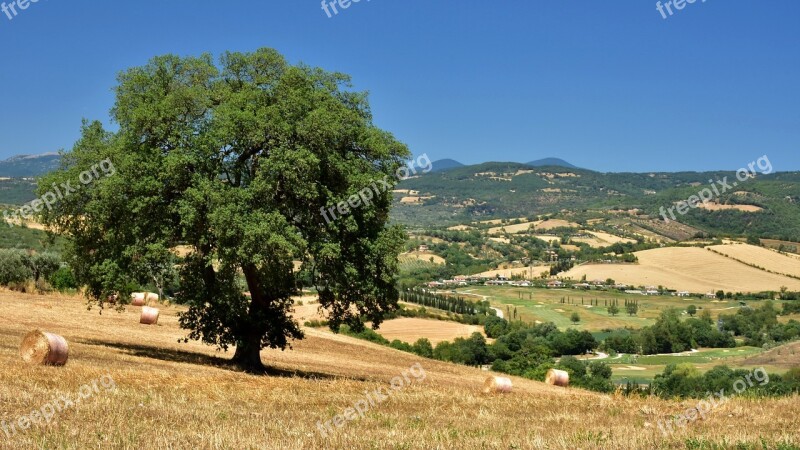 Tuscany Saturnia Maremma Italy Landscape