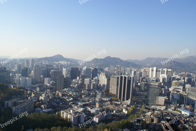 Namsan Seoul Republic Of Korea Korea Free Photos