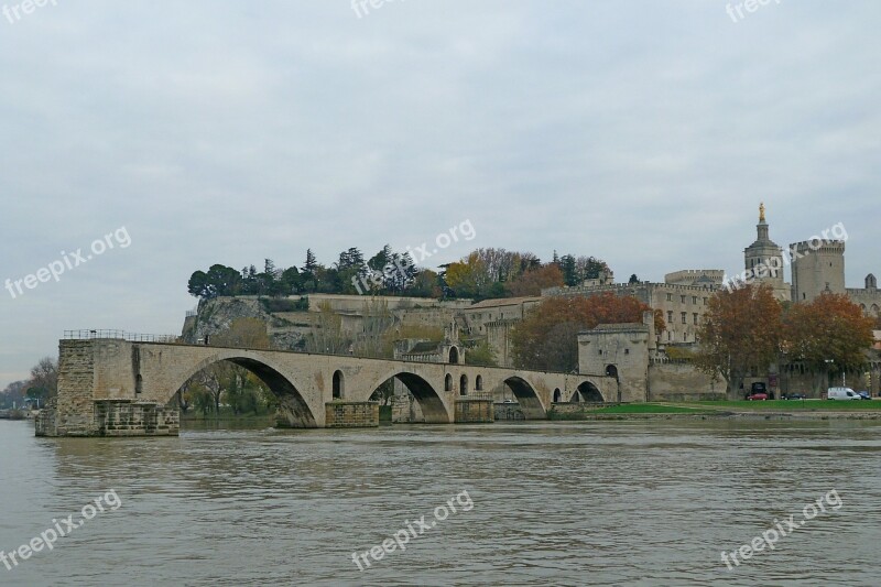 Avignon Architecture Bridge Monument Bridge Of Avignon