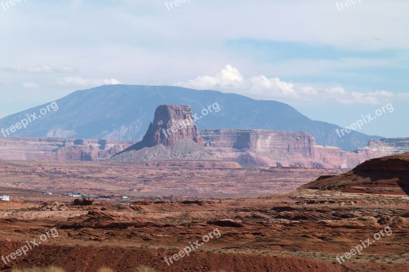 Arizona Landscape Usa Southwest Red