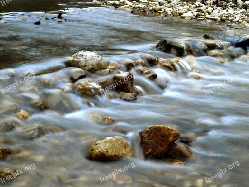 Water River Bach Stones Nature