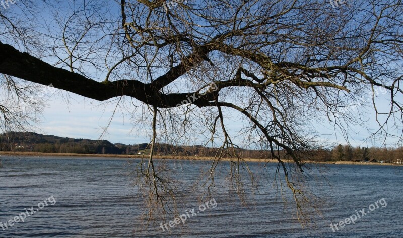 Nature Chiemsee Water Lake Landscape